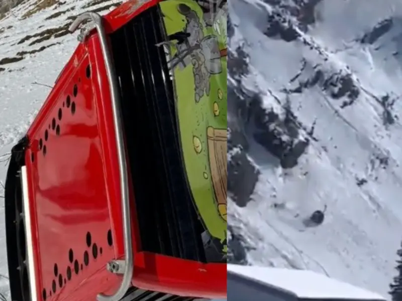 Tragedy On Swiss Slopes: Gondola Crash Kills One, Frightening Footage And Eyewitness Account Raise Alarm