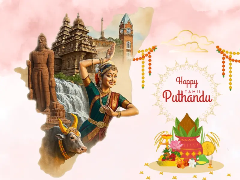 Happy Puthandu 2026: Top 50+ Best Wishes, Quotes, Heartfelt Messages, Greetings, Social Media Captions to Share With Family & Friends on Tamil New Year