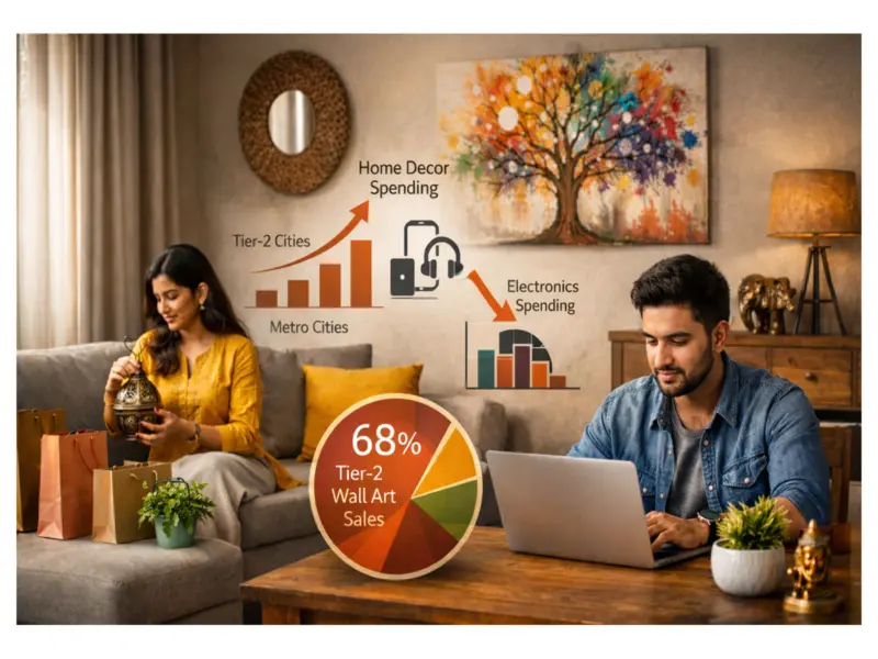 Tier-2 Households Redirect Discretionary Spending Toward Home Decor, Consumer Study Shows