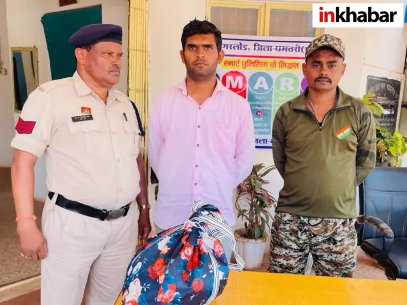Dhamtari police action: धमतरी में अवैध शराब के साथ दो तस्कर गिरफ्तार, बाइक समेत लाखों का माल जब्त