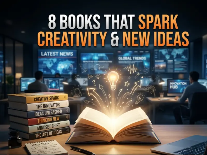 Must-Read Books: 8 Books That Spark Creativity and Fresh Ideas | Top Reads to Inspire New Thinking and Innovation