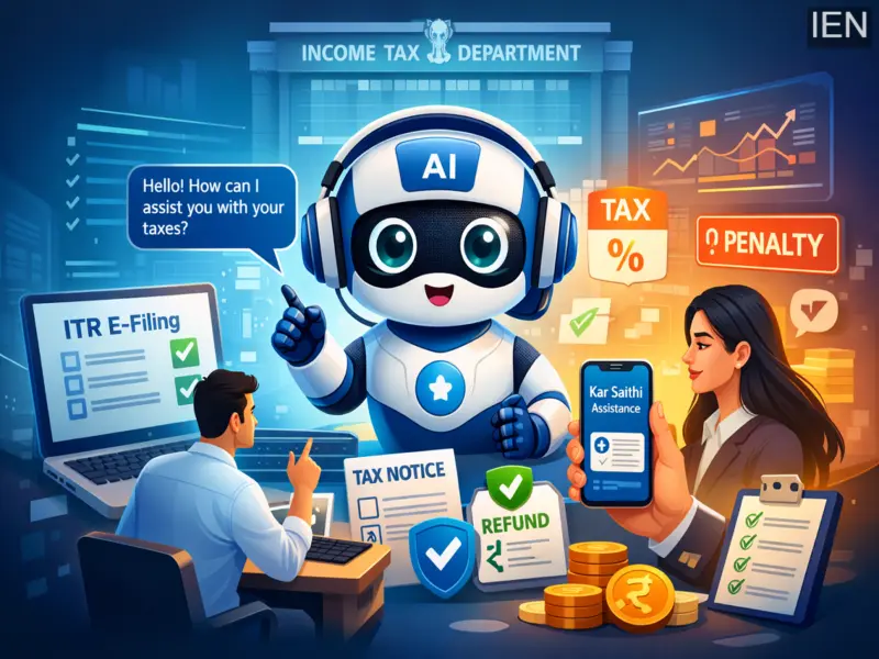 Income Tax Dept Launches 'Kar Saathi' AI Chatbot to Simplify ITR Filing and Cut Errors