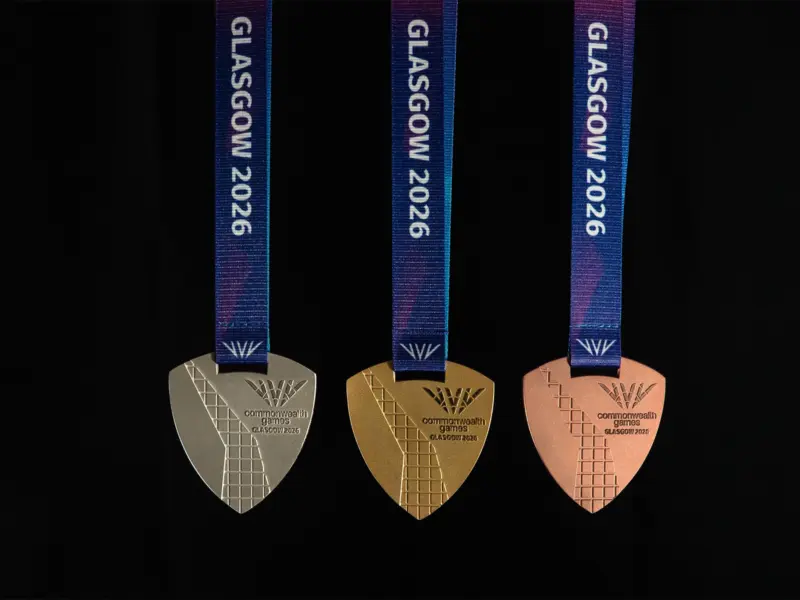 glasgow 2026 commonwealth games prize medal unveiled with inclusive design