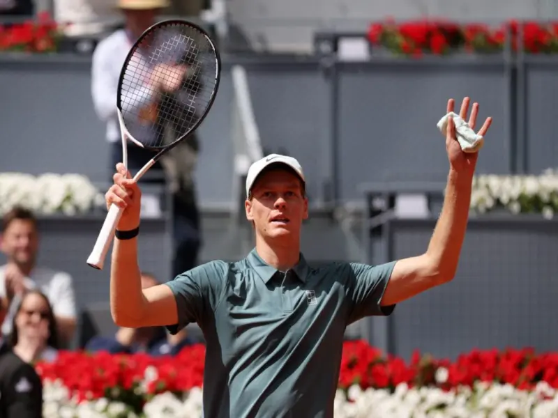 Jannik Sinner powers past Arthur Fils to storm into Madrid Open final