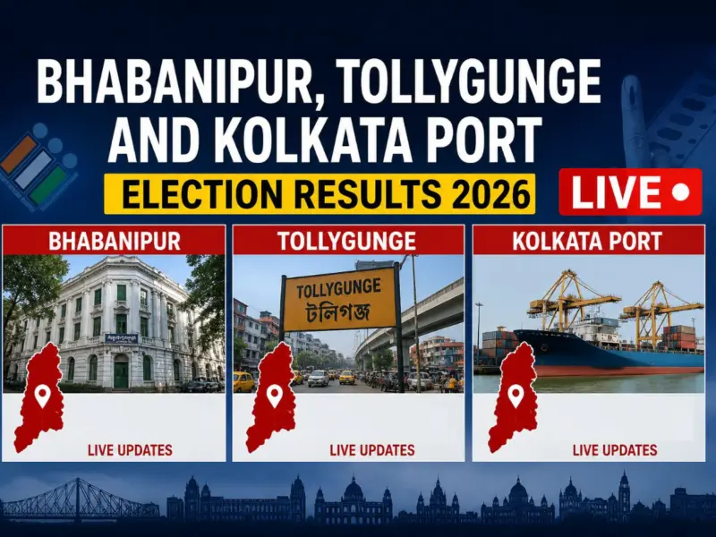 Kolkata, Bhabanipur, Tollygunge And Kolkata Port Election Results 2026 LIVE: Papia Adhikary (BJP), Suvendu Adhikari (BJP) And Firhad Hakim (TMC) Register Key Wins As Vote Margins Show Strong Leads