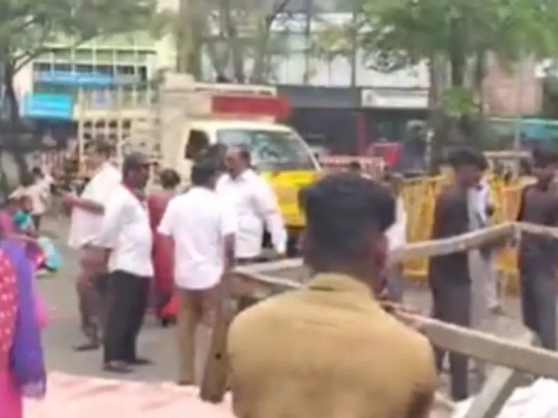 Tamil Nadu Election Shocker: DMK Trails Distant Third as TVK, AIADMK Dominate, Tents Come Down at Anna Arivalayam - Watch