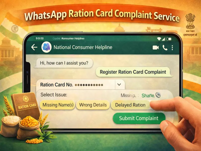 Ration Card Complaints Made Easy: How WhatsApp Service Is Transforming Public Grievances in India