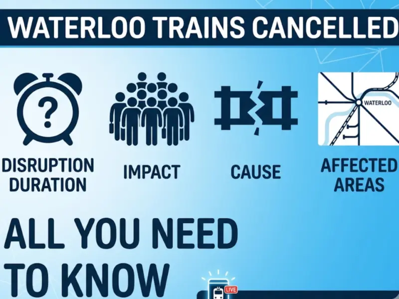 London Waterloo Trains Cancelled Live: Check Disruption Duration, Impact, Cause, Affected Areas & All You Need to Know