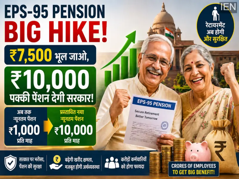EPS-95 Pension Update: ₹10,000 Minimum Pension Likely? Big Relief May Be on the Way for Private Sector Retirees