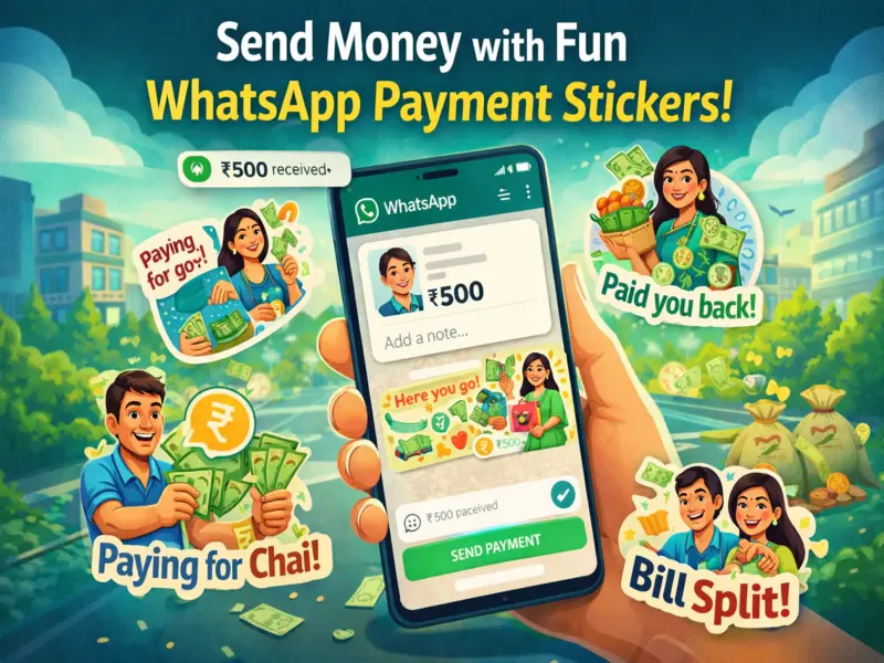WhatsApp Payment Stickers in India: Here's How to Send Money with Fun Messages