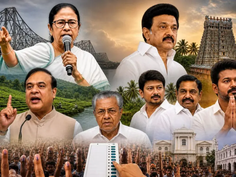 Verdict Day for Bengal, Tamil Nadu, Assam, Kerala, Puducherry: Counting Begins At 8