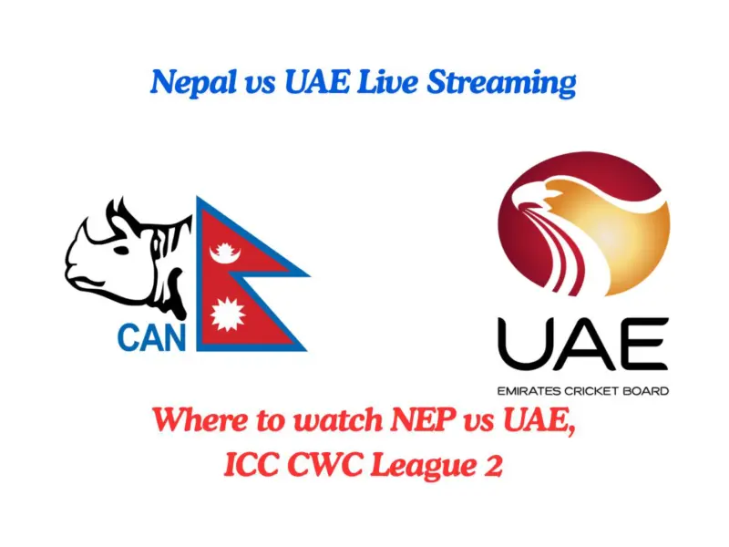 Nepal vs UAE Cricket Match Today, ICC CWC League 2 Where to Watch? Live Streaming and Channel TV Broadcast Details in India, Dubai and Rest of the World