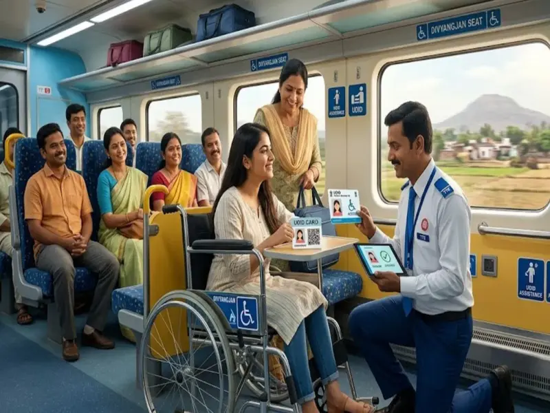 Indian Railways Eases Travel Rules for Disabled Passengers, UDID Card Now Valid for Reserved Coaches