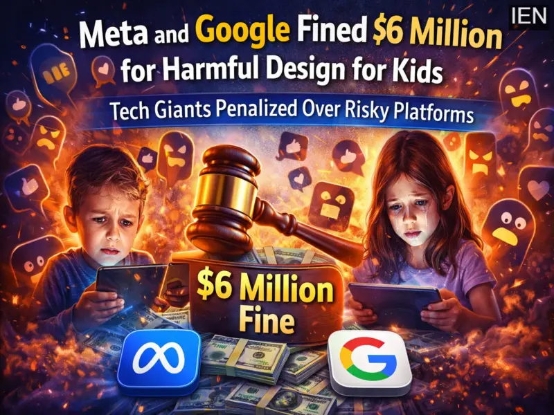 Meta and Google Fined $6 Million in US Over Harmful Design for Children: What the Verdict Means