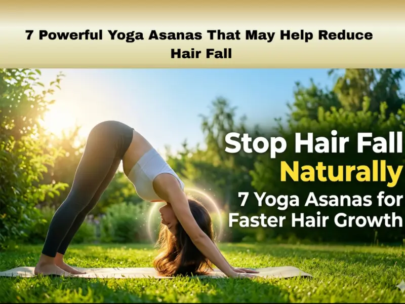 Struggling with Hair Fall and Hair Thinning? Try These 7 Powerful, Proven Yoga Asanas for Faster, Thicker Hair Growth This Summer Naturally