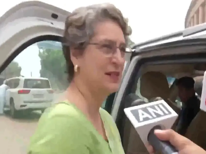 "Good thing": Priyanka Gandhi on revocation of suspension of 8 Opposition MPs