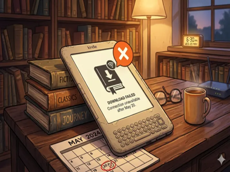 Attention Amazon Kindle Users! You will no longer be able to download new books after this date..
