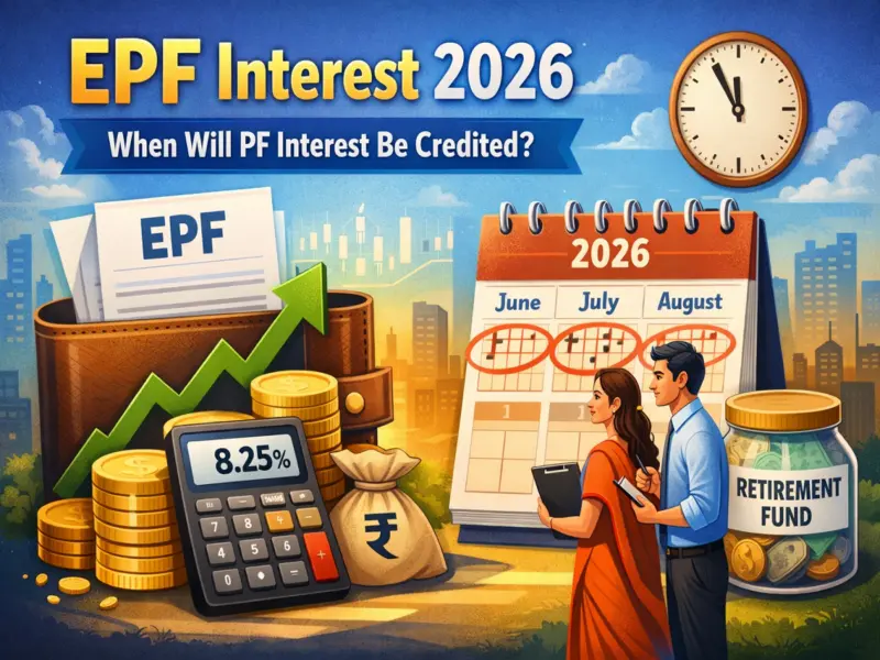 EPF Interest 2026: When Will PF Interest Be Credited and How Is It Calculated? Full Guide Explained