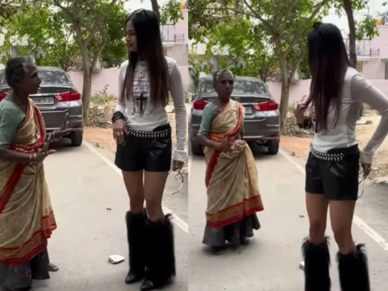 Who Is Shriyanshi? Bengaluru Influencer Scolded By Elderly Woman For Her Outfit, Viral Video Sparks Debate About 'Moral Policing' | WATCH
