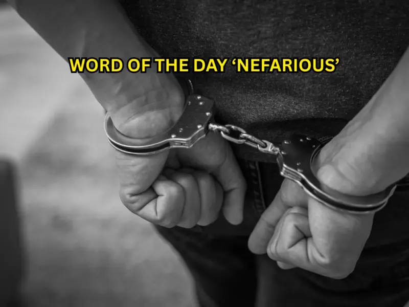 Word of the Day 'Nefarious': Check Meaning, Origin, Phonetics, IPA & More