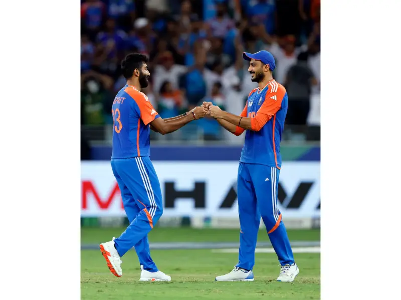 "Shows why he's called 'Yorker King'": Axar Patel hails Jasprit Bumrah after India's semifinal win