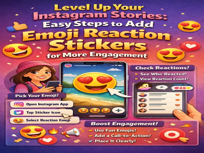 Level Up Your Instagram Stories: Easy Steps to Add Emoji Reaction Stickers for More Engagement
