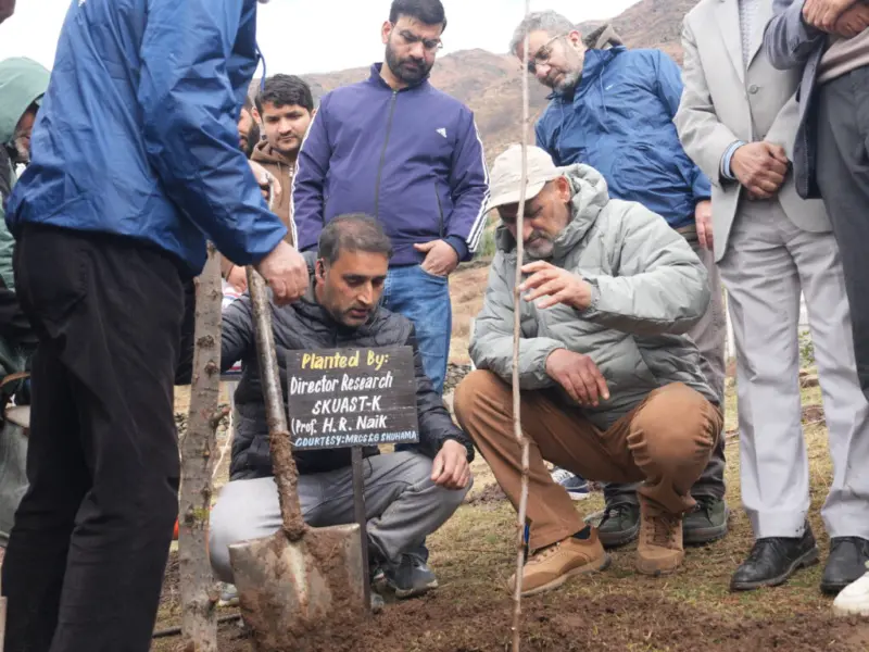 SKUAST-K organizes plantation drive at MRCSG Shuhama