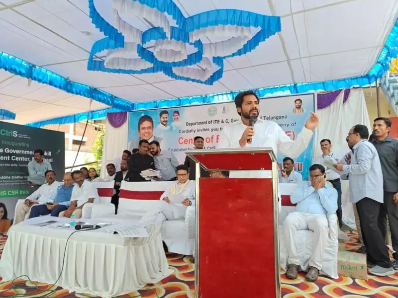 Telangana govt gave IL jobs in two years: Peddapalli MP Gaddam Vamsi Krishna