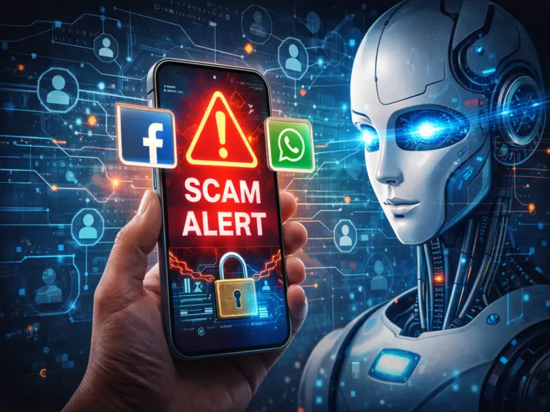 Meta Introduces AI Scam Detection on Facebook and WhatsApp to Warn Users About Fraud