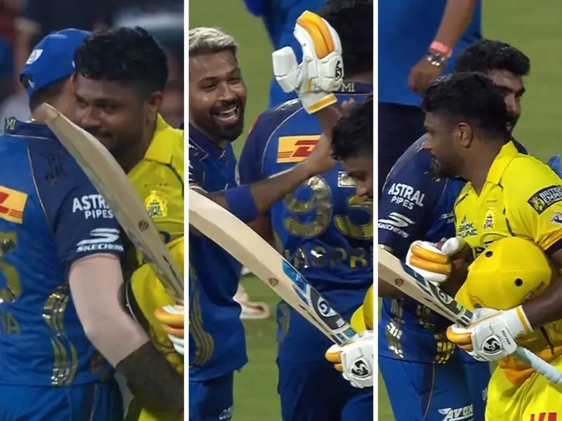 WATCH: Hardik Pandya, Jasprit Bumrah, Suryakumar Yadav's Heartwarming Reaction to Sanju Samson's Century Goes Viral | IPL 2026