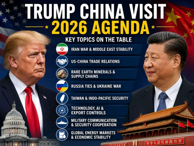 Trump China Visit 2026: Iran War, Trade, Rare Earth Minerals & More - What's On The Agenda As Trump Visits China For First Time Since 2017?