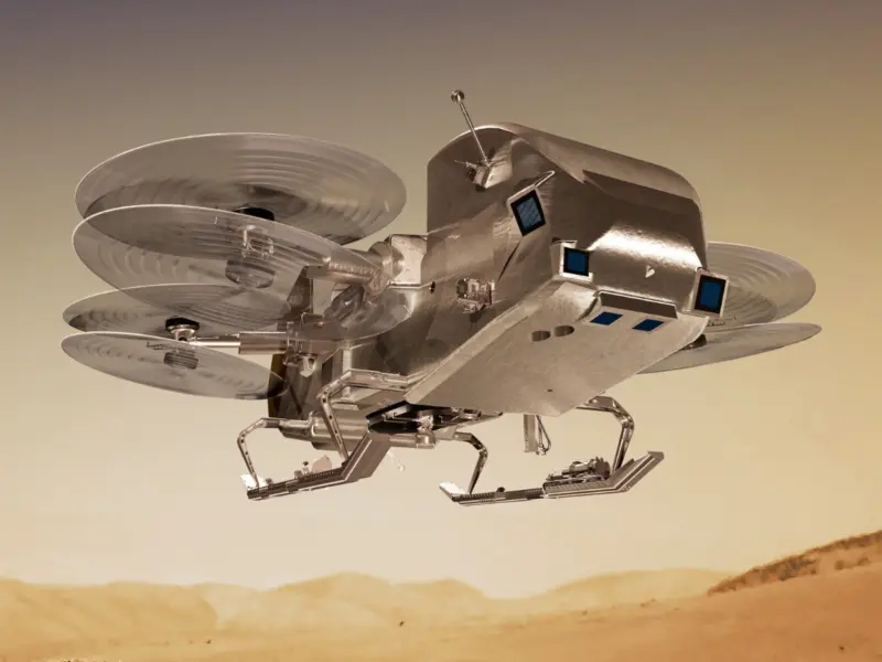 NASA's Dragonfly Mission Will Send a Flying Robot to Explore Titan's Mysterious Lakes, Dunes and Icy Terrain