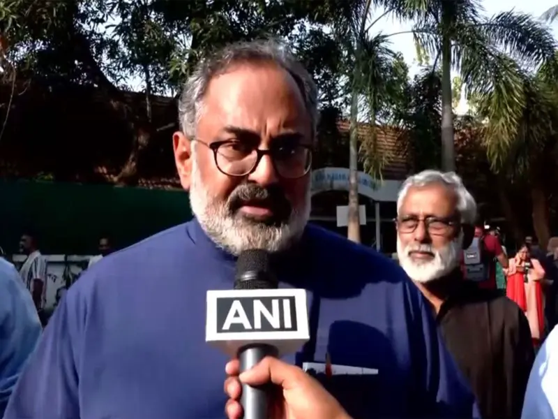 Keralam BJP chief Rajeev Chandrasekhar votes urging change in assembly polls