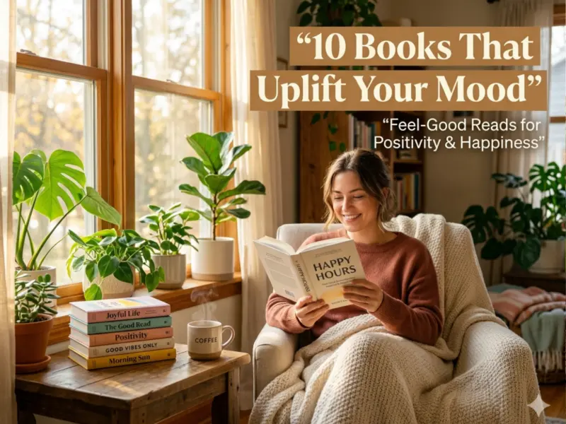 Must-Read Books: 10 Best Mood-Uplifting Books That Boost Positivity and Happiness | Top Feel-Good Books Every Reader Should Explore