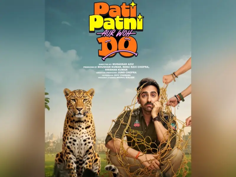 'Pati Patni Aur Woh Do' poster reveals Ayushmann Khurrana's chaotic comedy with Sara Ali Khan, Wamiqa Gabbi, Rakul Preet Singh