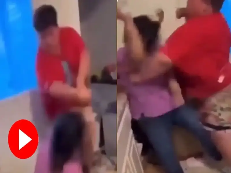 Video: When a woman refused to give her food, her 12-year-old son became violent, attacked her, threw her on the ground and then...