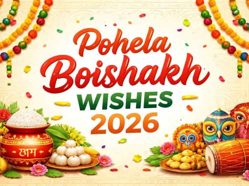 ⁠Pohela Boishakh Wishes 2026: 50+ Best Wishes, Quotes, Greetings, Social Media Captions & More for Friends, Family & Colleagues