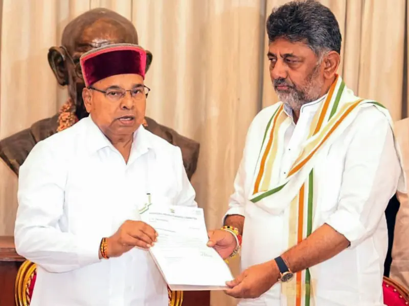 Governor Invites DK Shivakumar