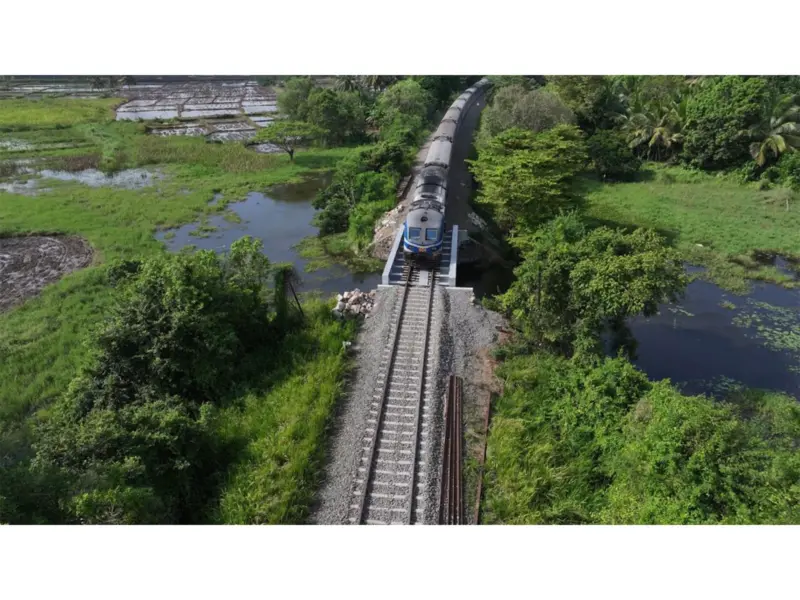 Sri Lanka: India-supported restoration of cyclone-damaged Northern Railway Line resumes services after Cyclone Ditwah