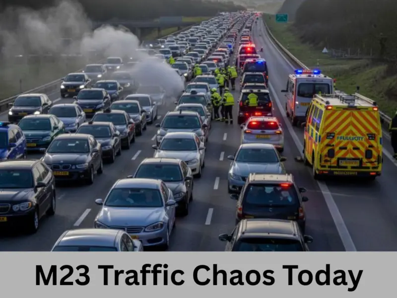 M23 Traffic Chaos: Motorway Closed Near Gatwick After Crash - Check Diversion Routes, Delays, Travel Advisory, Airport Status & More