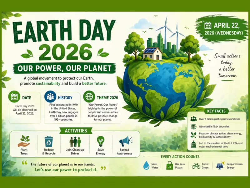 Earth Day 2026: Date, Theme, History, Key Facts & Global Significance - Here's Everything You Need to Know About the Worldwide Environmental Movement