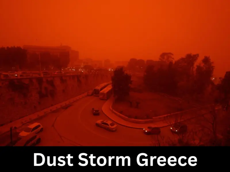 Dust Storm Greece: Saharan Dust Storm Covers Greece in Orange Haze; Check Weather Alert, Flights Disruptions, Latest Ground Reports & More