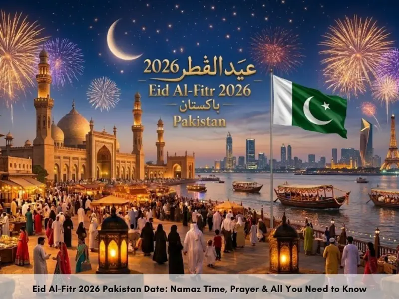 Eid Al-Fitr 2026 Date Pakistan: Check When is Eid to be Celebrated in Pakistan? Namaz Time, Prayer Timing, How the Date is Decided | All You Need to Know