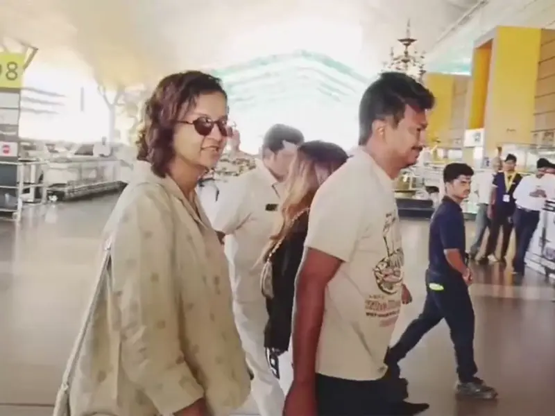 Tamil Nadu Deputy Chief Minister Udhayanidhi Stalin travels to Dubai with family