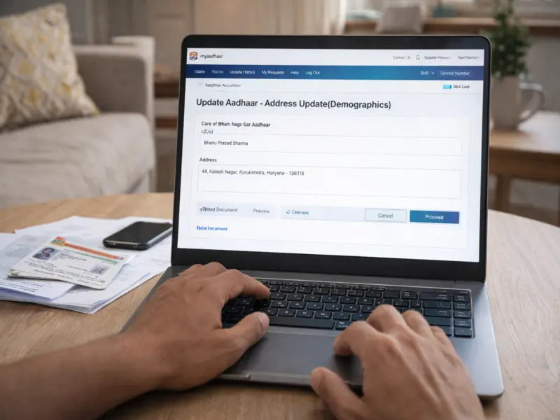 Aadhaar Update Guide: Fix Father's Name Online in Minutes Without Visiting Centre