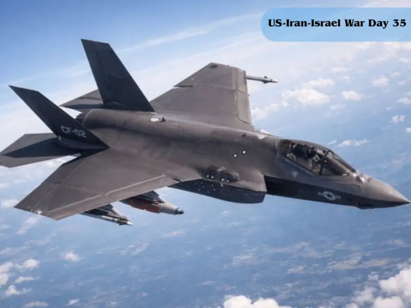 US-Iran-Israel War Day 35 Latest Update: Did Iran Shoot Down Second US F-35 Fighter Jet? Pilot Survival Reportedly Unlikely Amid Escalating Middle East Tensions