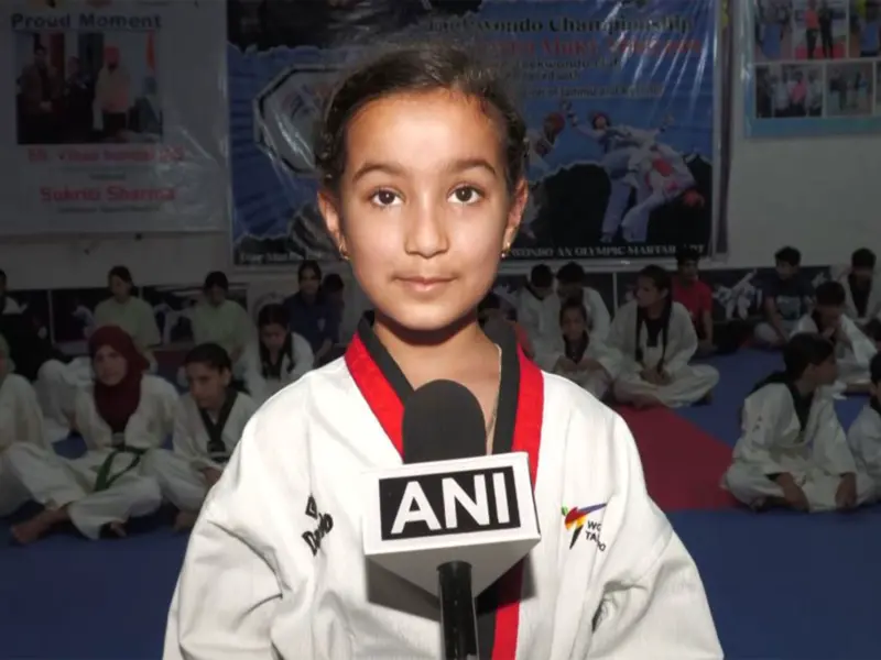 8-year-old Gurnoor Kaur becomes youngest taekwondo black belt in Jammu and Kashmir
