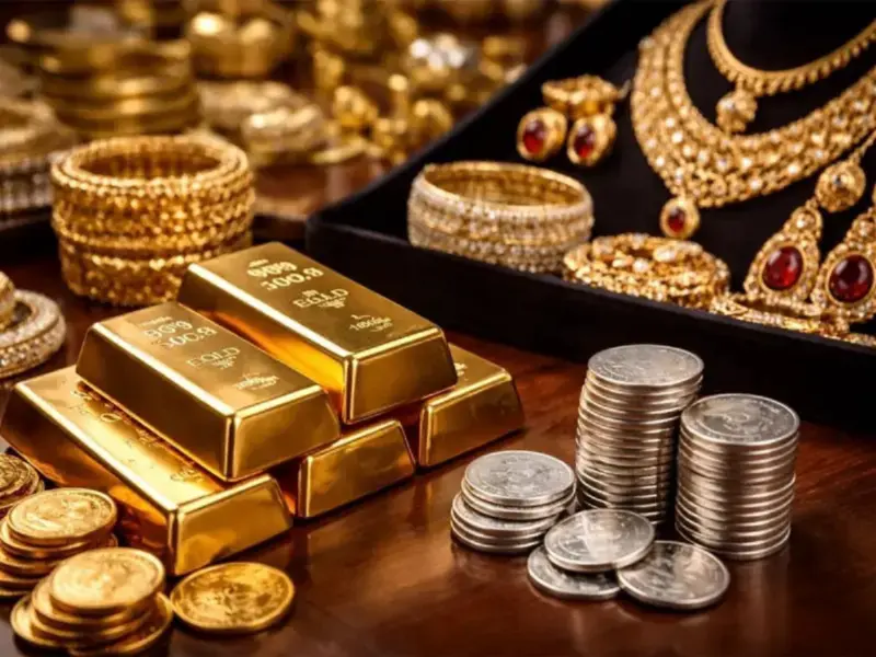 Rajasthan Gold Silver Price: राजस्थान में सोना 1500 रुपए टूटा, लेकिन चांदी के भाव हुए स्थिर