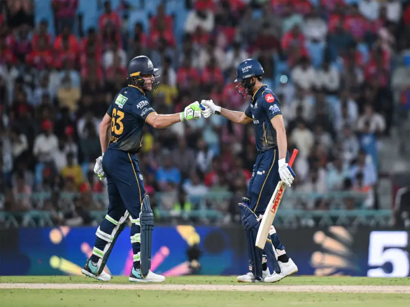 Gill and Buttler's fifties lead Gujarat Titans to seven-wicket win over Lucknow Super Giants