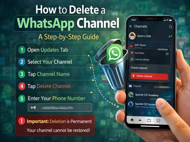 Want to Remove Your WhatsApp Channel? Here's the Complete Step-by-Step Guide to Permanently Delete It